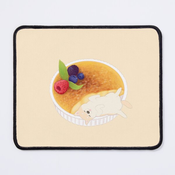 Item preview, Crème brûlée dessert with shiba inu designed and sold by ShibaInuArt.