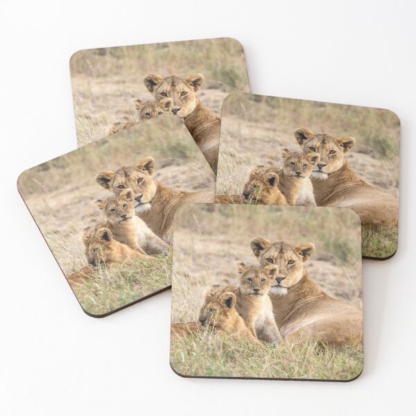 Item preview, Lions: Mother & Cubs designed and sold by Andrew Goodall.