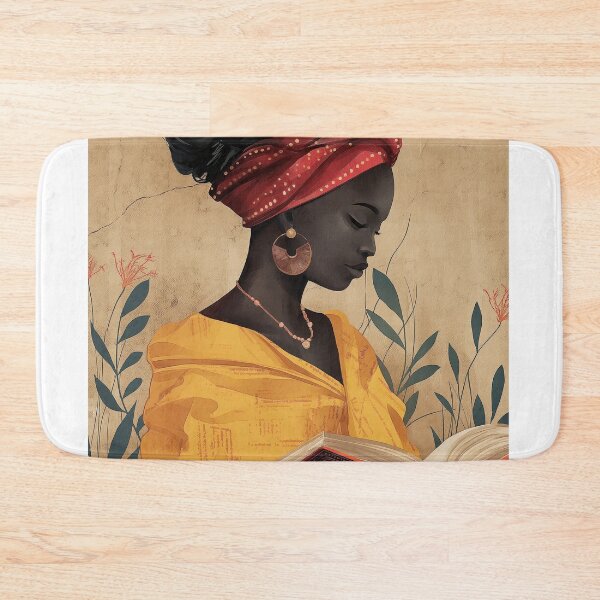 Item preview, indian woman reading book designed and sold by Rockwpapart.