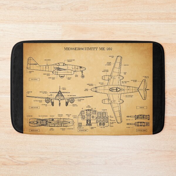 Item preview, Messerschmitt Me 262 (Aged Parchment) designed and sold by BGALAXY.