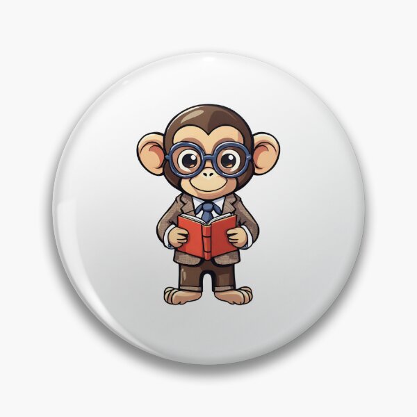 Item preview, Teacher Monkey designed and sold by Majestic Paws.