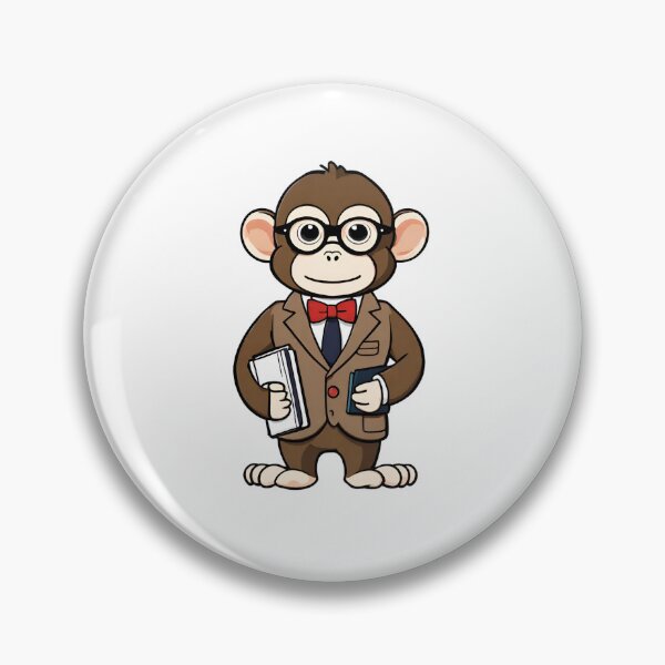 Item preview, Teacher Monkey designed and sold by Majestic Paws.
