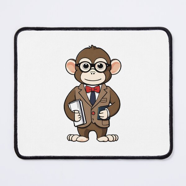 Item preview, Teacher Monkey designed and sold by Majestic Paws.