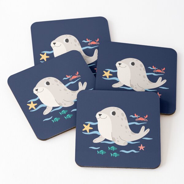 Item preview, Cute Harbor Seal designed and sold by AnulaArt.