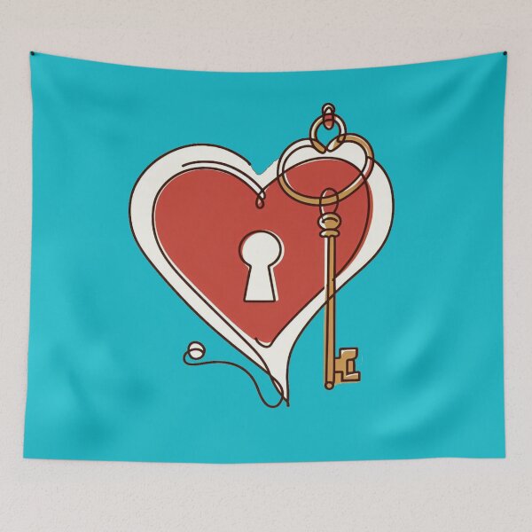 Item preview,  Love is the Key to Solving All Problems   designed and sold by PaintMeWorld.