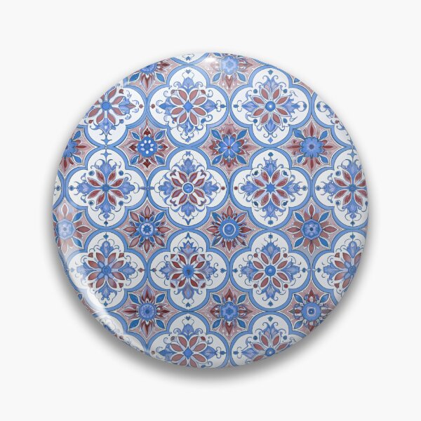 Item preview, Phoenician seamless pattern blue and white color vector illustration designed and sold by fotoryum.