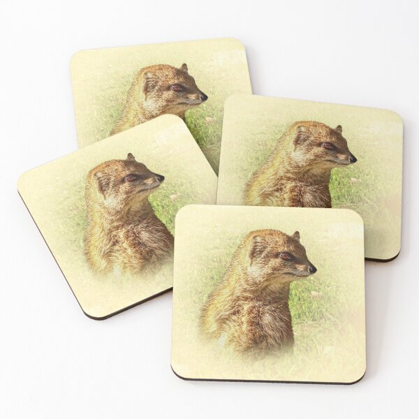 Item preview, Yellow mongoose portrait designed and sold by Guardi71.