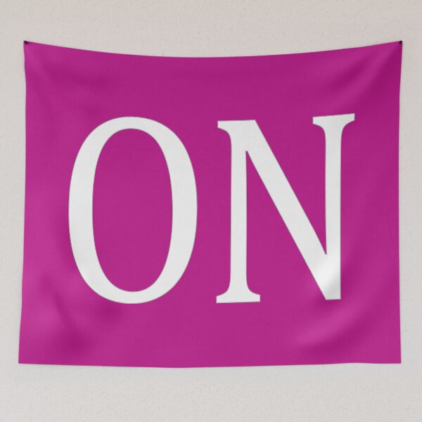 Item preview, ON Initials Monogram Elegant White Letters designed and sold by Jeallan Designs.