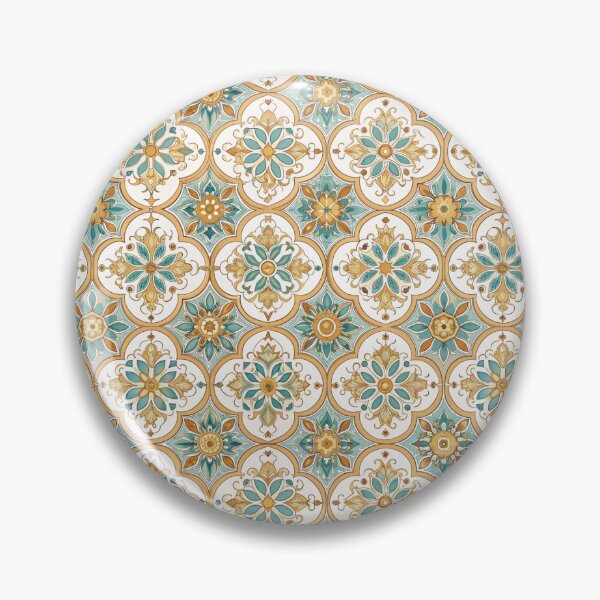 Item preview, Phoenician seamless pattern green and yellow color vector illustration designed and sold by fotoryum.