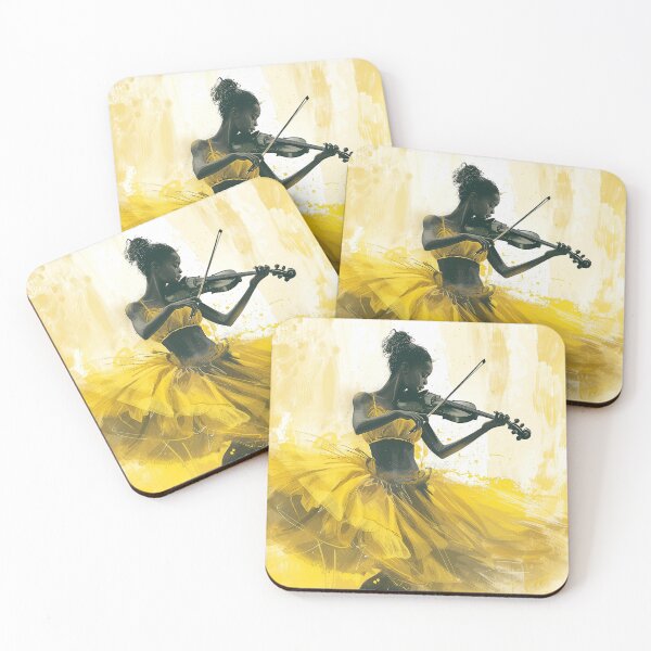 Item preview, Indian girl playing violin designed and sold by Rockwpapart.