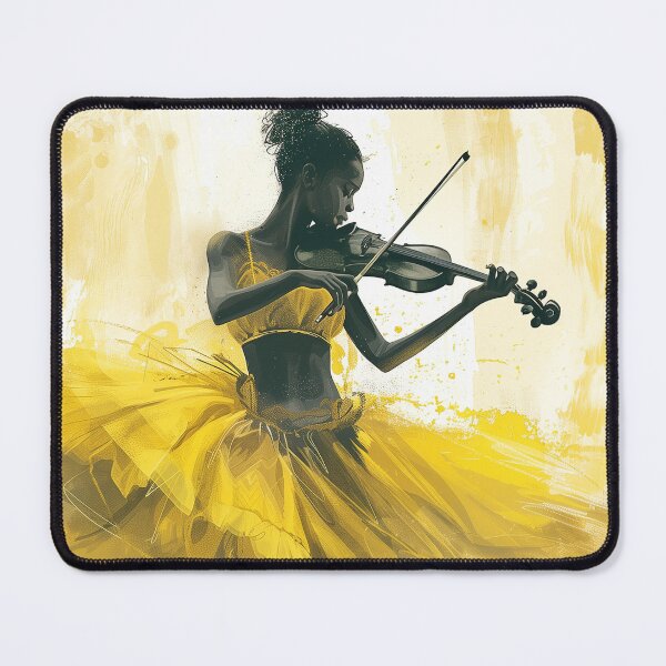 Item preview, Indian girl playing violin designed and sold by Rockwpapart.