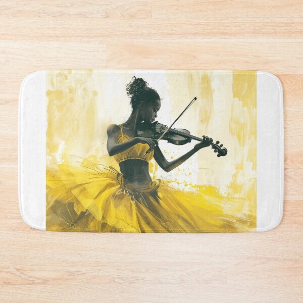 Item preview, Indian girl playing violin designed and sold by Rockwpapart.