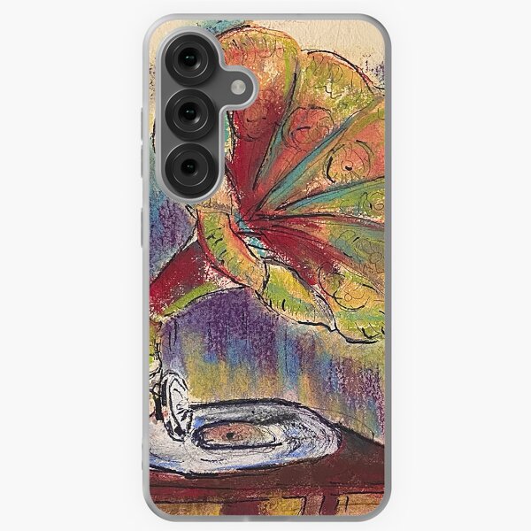 Vintage Record Player - Original Artwork Samsung Galaxy Soft Case