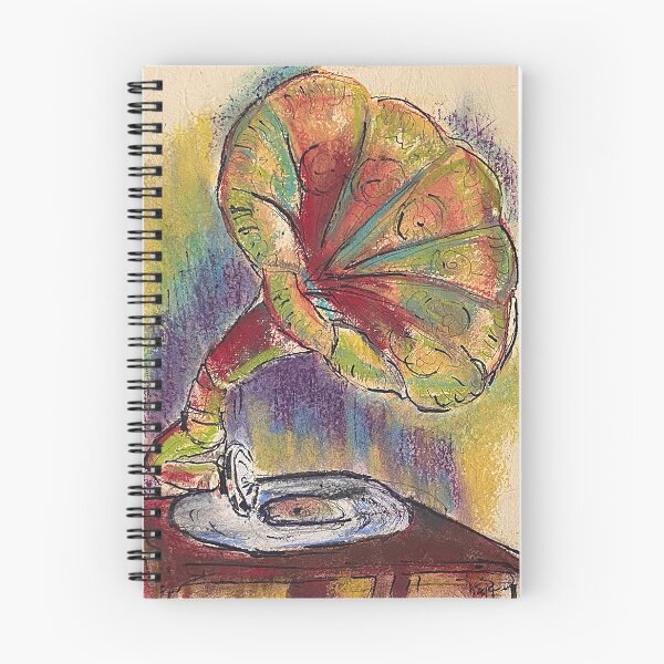 Item preview, Vintage Record Player - Original Artwork designed and sold by Karen  Espig.