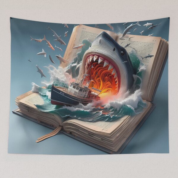 Item preview, Great White Shark designed and sold by Vibranta Studio.