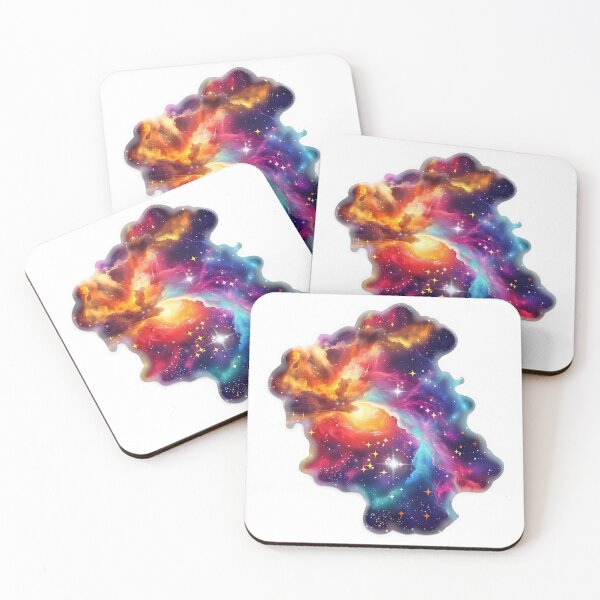 Item preview, Nebulae ablaze with vibrant colors designed and sold by Chr002.