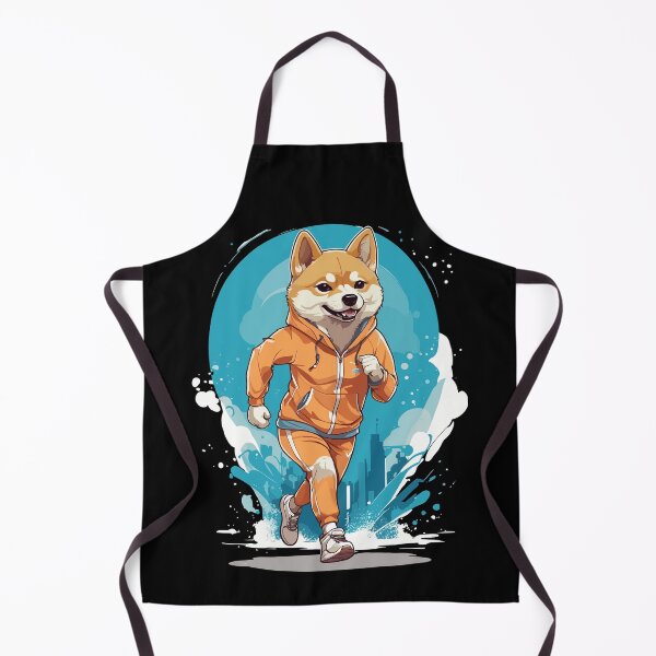 Item preview, Running Shiba Dog Delights Joggers designed and sold by LuminOrb.