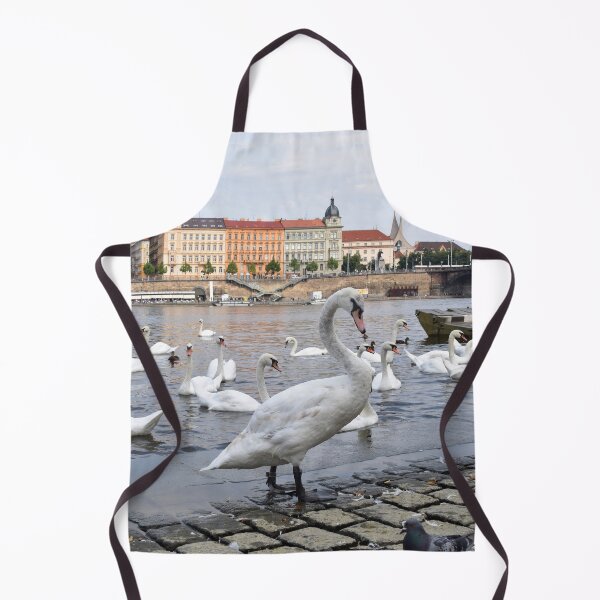 Item preview, Swans on the Vltava River, Prague, Czech Republic designed and sold by Karen Espig.