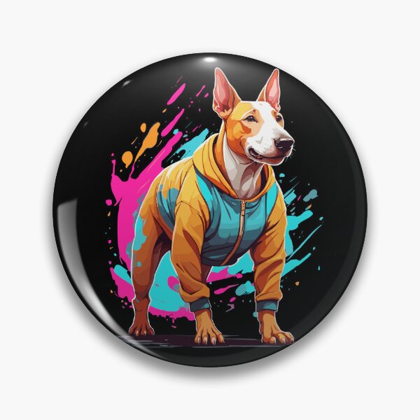 Item preview, Bull Terrier Streetwear Aesthetic Fitness Look designed and sold by LuminOrb.