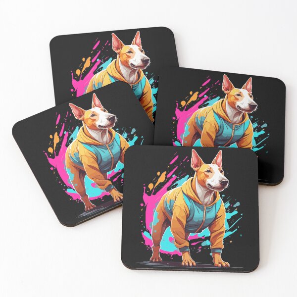 Item preview, Bull Terrier Streetwear Aesthetic Fitness Look designed and sold by LuminOrb.
