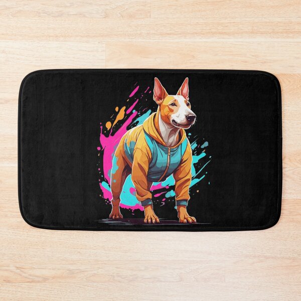 Item preview, Bull Terrier Streetwear Aesthetic Fitness Look designed and sold by LuminOrb.