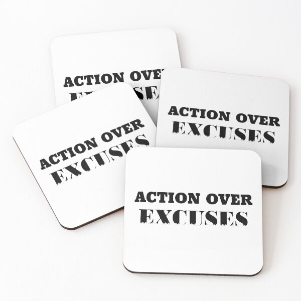 Item preview, action over excuses designed and sold by 101univers.