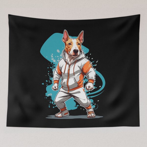 Item preview, Bull Terrier streetwear and fitness design designed and sold by LuminOrb.
