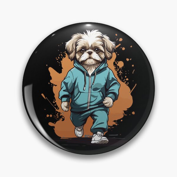 Item preview, Shih Tzu Streetwear Jogging Aesthetic Fitness designed and sold by LuminOrb.