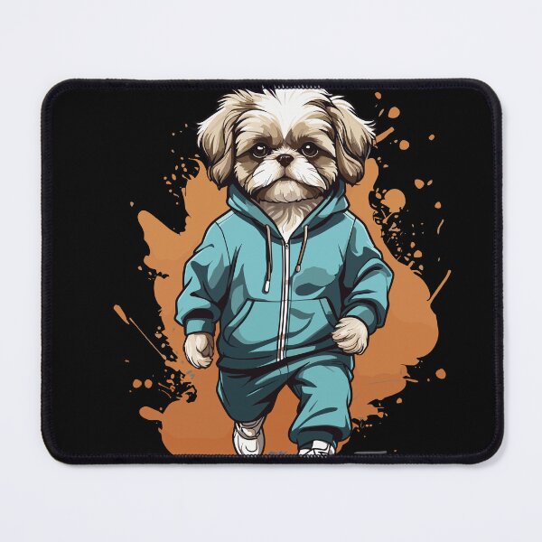 Item preview, Shih Tzu Streetwear Jogging Aesthetic Fitness designed and sold by LuminOrb.