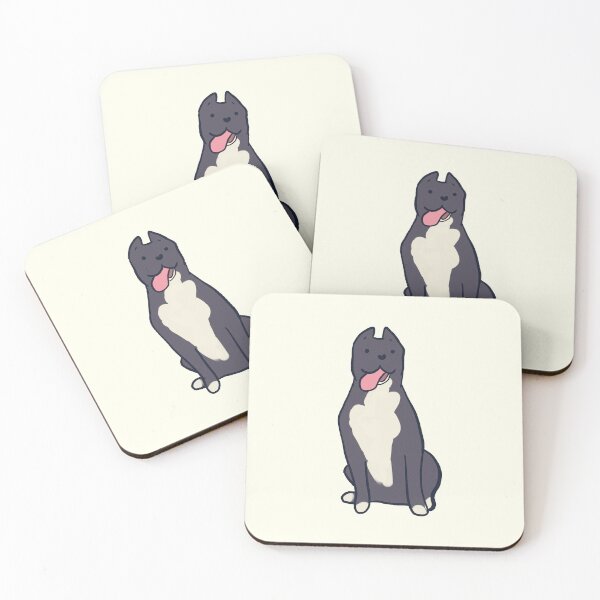 Item preview, Cute American pitbull art designed and sold by Mayarart.