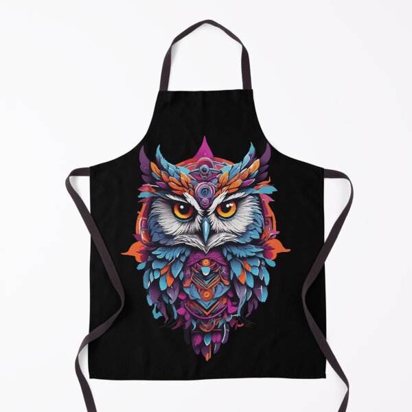 Item preview, Owl Mandala Spiritual Animal Dream Catcher designed and sold by LuminOrb.