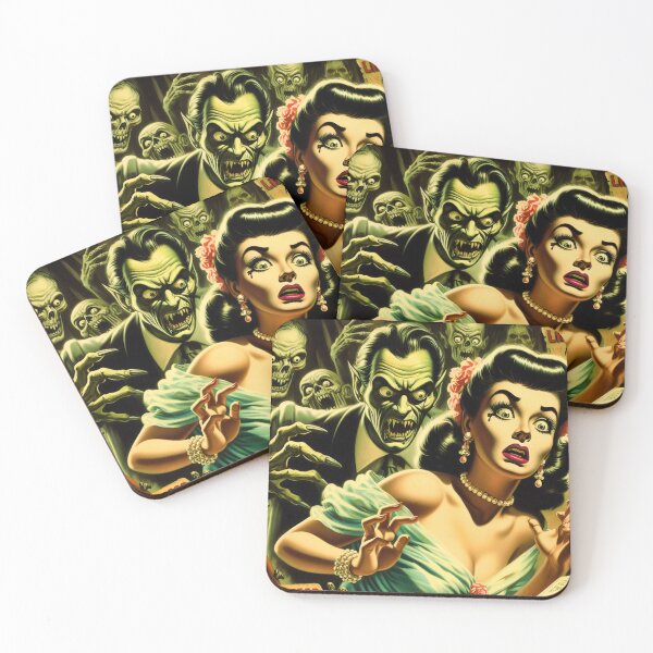 Item preview, Vintage Horror Illustration designed and sold by PulpVintage.