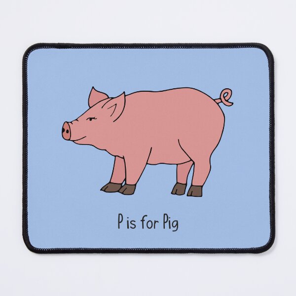 Item preview, P is for Pig designed and sold by kindredkrafters.