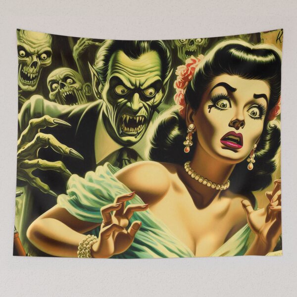 Item preview, Vintage Horror Illustration designed and sold by PulpVintage.