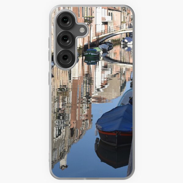 Parking on the Canal, Venice, Italy Samsung Galaxy Soft Case
