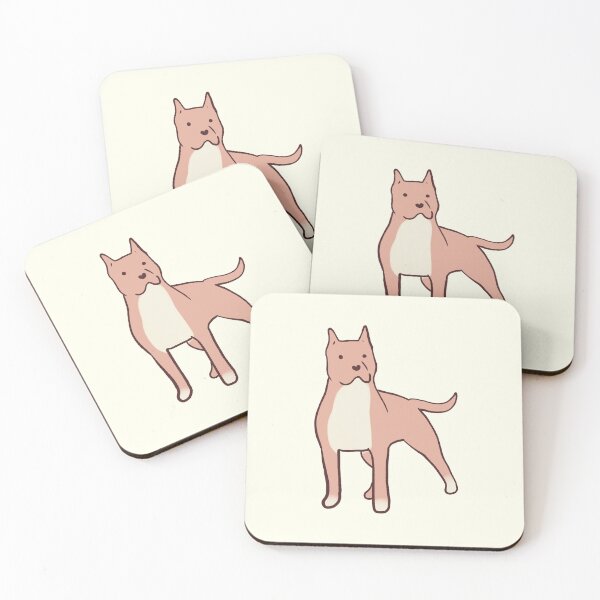 Item preview, Cute American pitbull dog illustration  designed and sold by Mayarart.