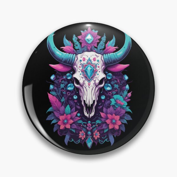 Item preview, Skull Spiritual Mandala Animal Dream Catcher designed and sold by LuminOrb.