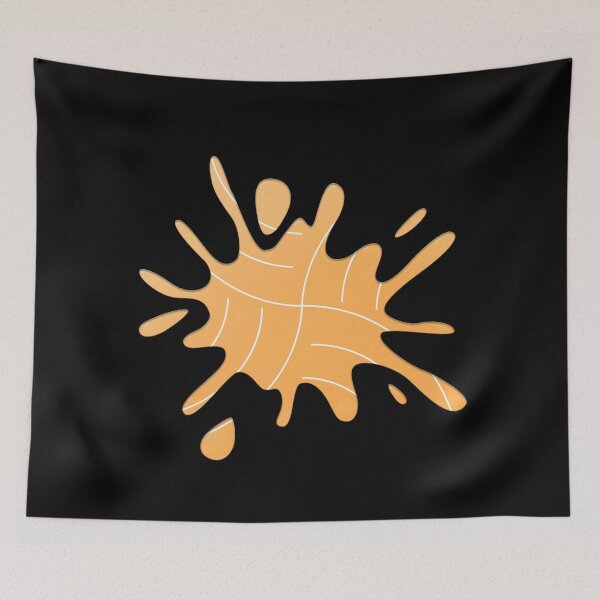 Item preview, Side Order Orange Ink Splat designed and sold by galaxydaydreams.