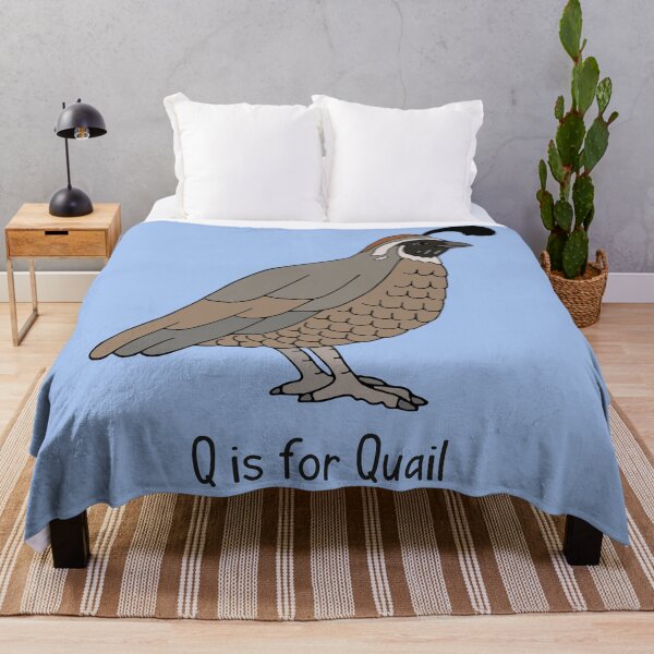 Item preview, Q is for Quail designed and sold by kindredkrafters.