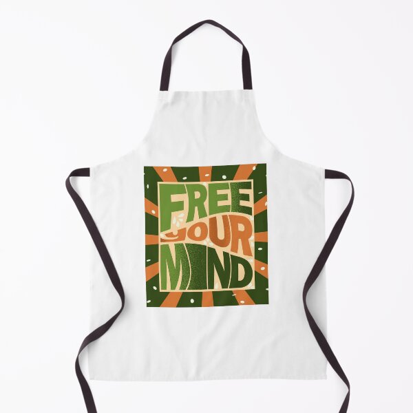 Item preview, Lettering Free your mind. Retro slogan. Groovy print design for posters, cards, tshirts. designed and sold by ElenaPost.
