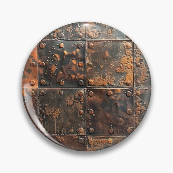 Item preview,  Steampunk Rustic Copper Rivets Weathered Industrial Grunge Metal designed and sold by GrinGalore.