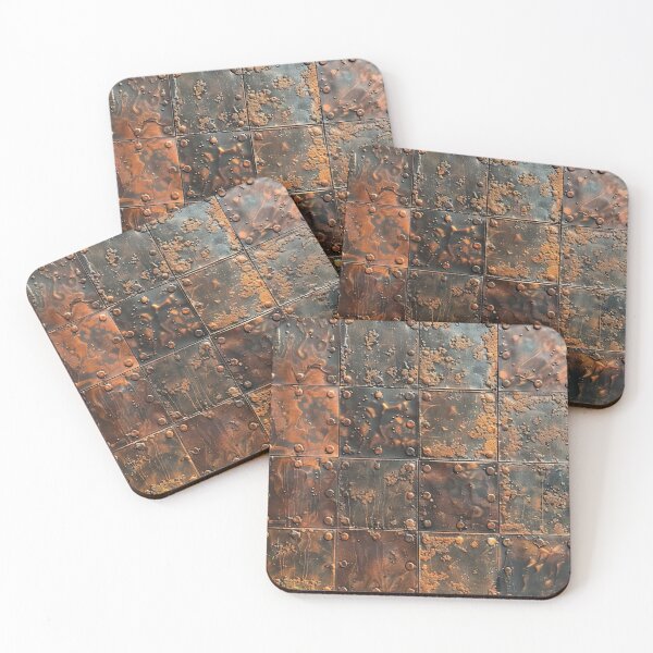 Item preview,  Steampunk Rustic Copper Rivets Weathered Industrial Grunge Metal designed and sold by GrinGalore.