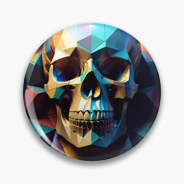 Item preview, Cool Geometric Skull Art Pattern designed and sold by TheArtOfPat.