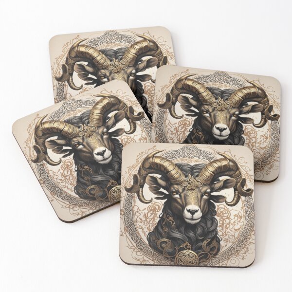 Item preview, Celtic Aries Symbol Design - Mystical Astrology Print designed and sold by LaLi-Designs.