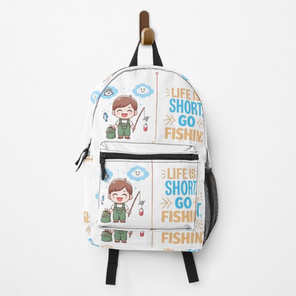 Item preview, Life is Short, Let's Go Fishing!: Making Memories One Cast at a Time designed and sold by ThreadLore.