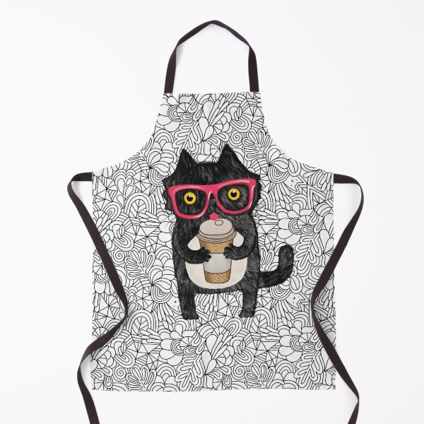 Item preview, Black Coffee Cat and Doodles designed and sold by kostolom3000.