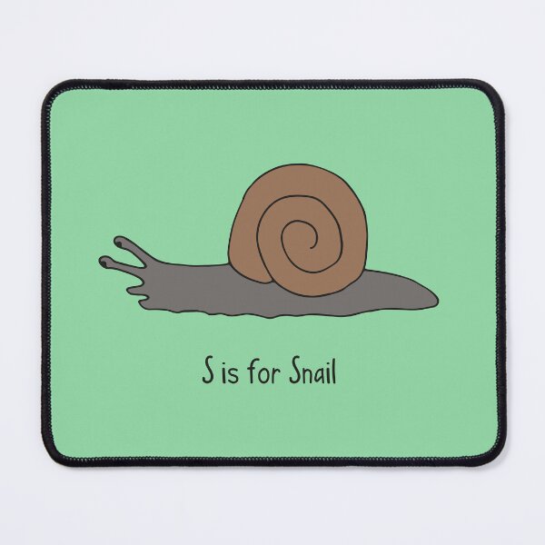 Item preview, S is for Snail designed and sold by kindredkrafters.