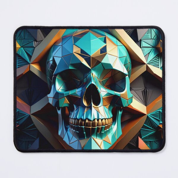 Item preview, Cool Geometric Skull Art Pattern designed and sold by TheArtOfPat.