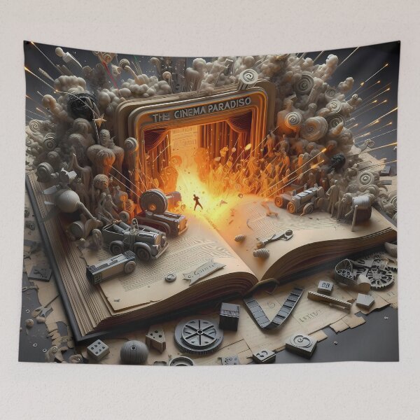 Item preview, Cinema Paradiso in a book designed and sold by Vibranta Studio.