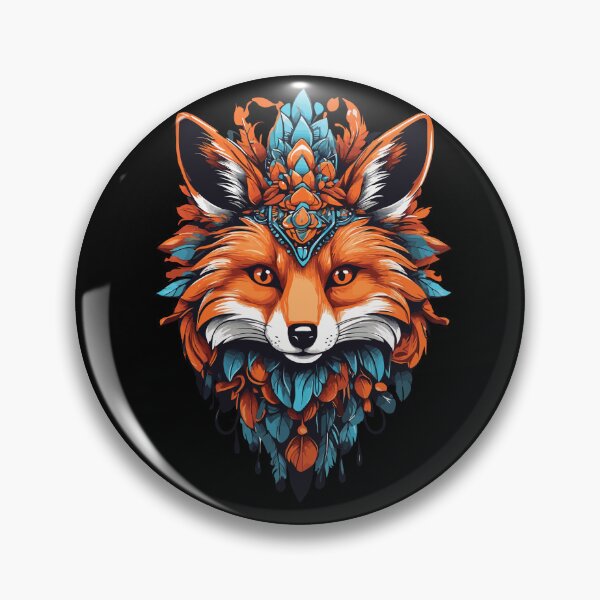 Item preview, Fox Spiritual Mandala Dream Catcher Design designed and sold by LuminOrb.